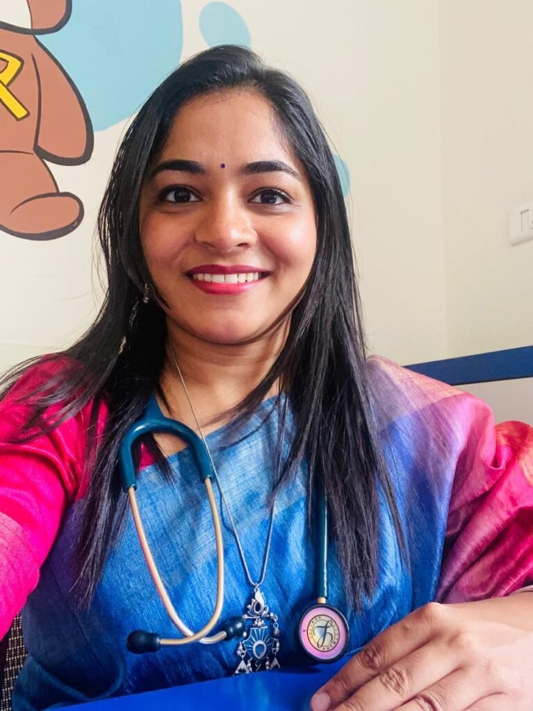 Consultant from the Department of Pediatric Oncology, Dr. Pranoti Chiwarkar MBBS, MD, PDF (PHO)